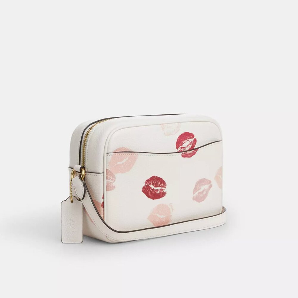 NWT Coach CZ935 Jamie Camera Bag Leather Crossbody With Lips Print *Sealed* - Picture 7 of 9
